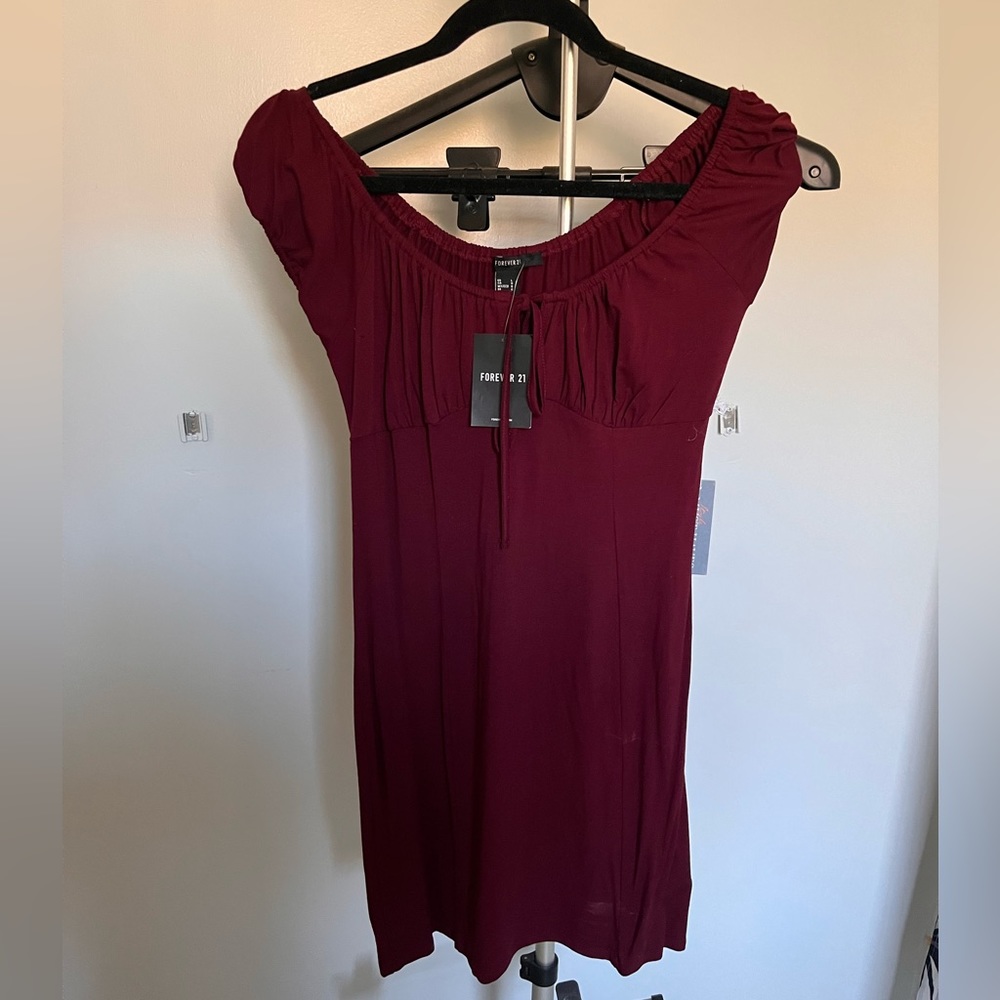 Burgundy Dress